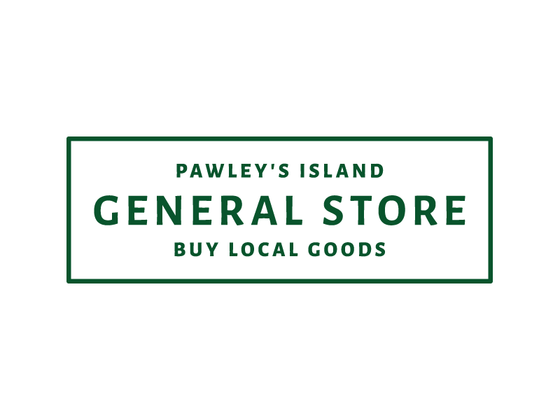 Pawley's Island General Store art brand branding farm general lockup logo store tomato truck
