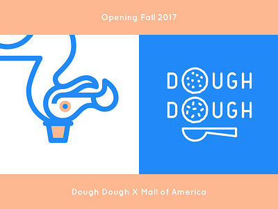 Dough Dough X MOA brand cookie dodo dough edible cookie dough food truck mall of america moa