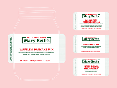 Mary Beth's avery brand design farm identity labels packaging sustainable