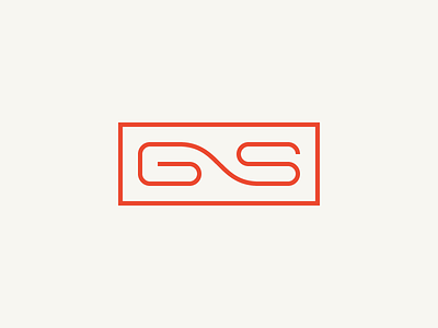 GNS g gns identity logo mark monogram monoline n s