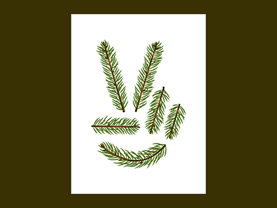 Posters For Parks – Vector Preview brush brushes conifer minnesota mn parks pine pinecone poster postersforparks textured vector