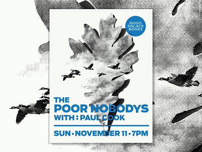 The Poor Nobodys bitmap geese gig leaf minneapolis oak overlay poor nobodys poster