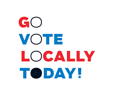 VOTE! Campaign brush concept election govote midterms texture typography vector vote