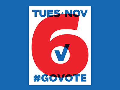 #GoVote 2018 check checkmark election govote midterms overlay typography usa vote