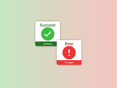 Flash Message Daily UI Challenge 11 adobexd appdesign dailyui dailyui011 dailyuichallenge design errormessage flashmessage successmessage ui uidesign