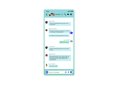 Direct Messaging Daily UI Challenge 13 adobexd appdesign dailyui dailyui013 dailyuichallenge design productdesigner ui uidesign
