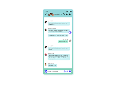 Direct Messaging   Daily UI Challenge 13