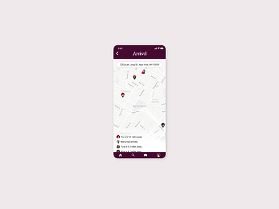 Map - Daily UI Challenge 029 029 adobexd appdesign daily100 dailyui dailyui029 dailyuichallenge design iosapp map navigation app ui uidesign