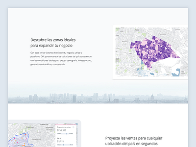 OPI Analytics - Retail analytics choropleth data visualization gis intelligence map retail ui ux