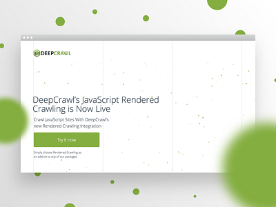 DeepCrawl JS Rendering Website