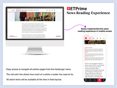 News Reading Experience article design design news reading news solution user experience user interface design ux