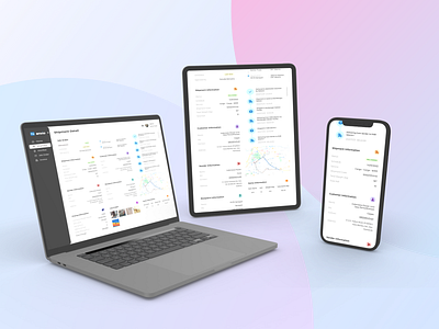 Logistic Dashboard Responsive Design