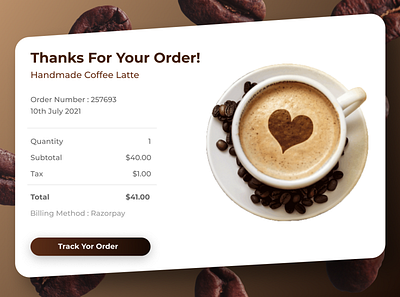 Day #017: Email Receipt UI 100daysofui graphic design icon illustration motion graphics typography ui ux