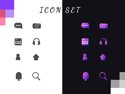 Day #055 : Icon Set 100daysofui 3d animation branding dailyui design figma graphic design icon illustration logo motion graphics typography ui ux