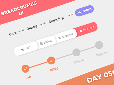 Day #056 : Breadcrumbs UI