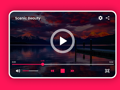 Day #057 : Video Player UI