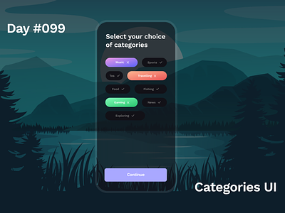 Day #099: Categories UI