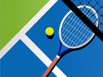 TENNIS DAY / ILLUSTRATION design illustration vector спорт теннис