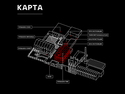 КАРТА ПРОСТРАНСТВА "ВИНЗАВОД" design graphic design illustration typography vector