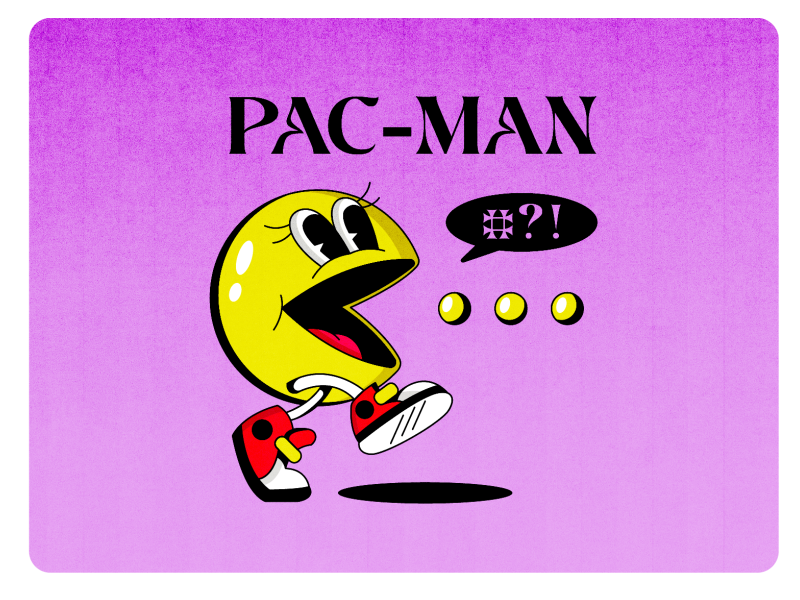 PAC-MAN illustrations #?! 2022 by Анастасия Анцупова on Dribbble