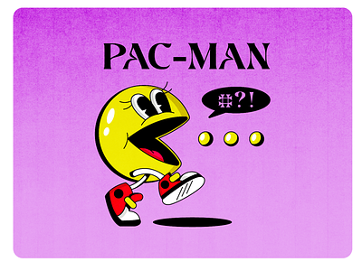 PAC-MAN illustrations #?! 2022 branding design graphic design illustration logo vector персонаж