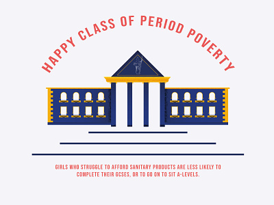 Education I flat grain illustration illustrator infographic menstruation noise period poverty statistics vector