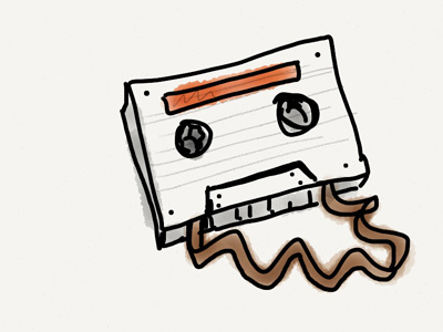 Sketch Tape gritty music retro rough sketch