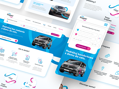New visual identity for a transport company branding illustration process redesign product design ui design user experience user interface ux web design webdesign