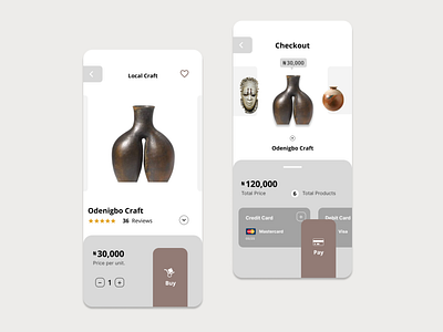 African crafts store mobile app