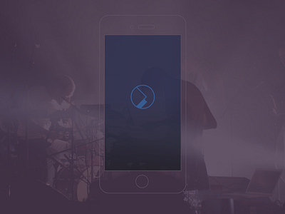 Music app app audio audio player branding dark ios iphone logo mobile music music player screen