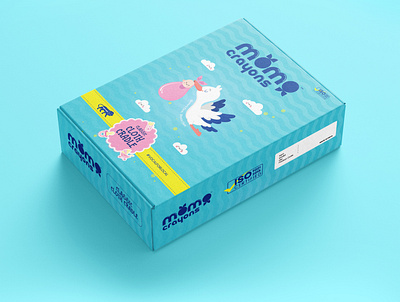 Momo Crayons Packaging Design Work branding creative design design digital marketing digital marketing agency digital marketing company illustration packaging design packaging mockup packagingdesign