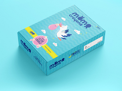 Momo Crayons Packaging Design Work