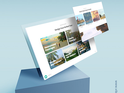 Tripster Holidays Website Design Work