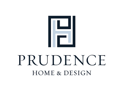 Prudence Home Design Brand Identity brand identity branding interiordesign logo luxury brand stationary