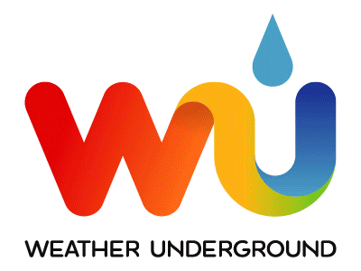 New Weather Underground Logo animated animation color colorful colors debut gif identity logo mark