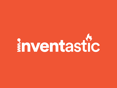 Inventastic - Brand Exploration invent inventastic logo orange