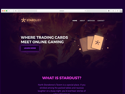 Stardust - Website & Logo