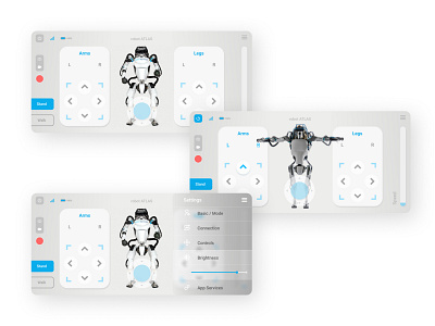 Playing With Boston Dynamics Remote Control Panel figma ui ux