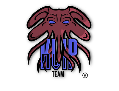 Mascot logo "KLIP team" by AwannyStudio 2020 animallogo design esport esportlogo flat icon illustration illustrator logo mascot mascotlogo minimal octopus octopuslogo sealogo space trend typography vector