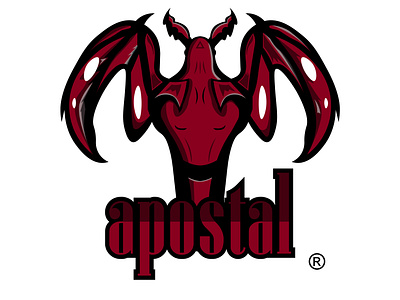 Mascot logo "Apostal" by AwannyStudio