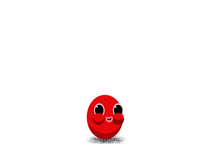 Bouncing ball after effects animation character character design cute design digital drawing illustration illustrator vector based