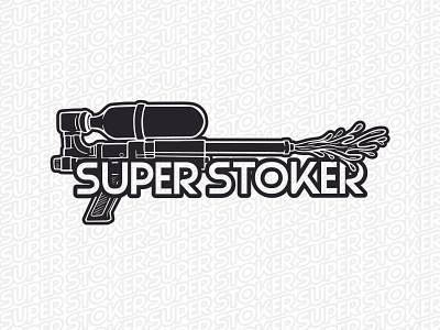 Super Stoker design flat icon illustration illustrator minimal typography vector