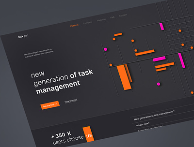Task management 2022 design trends dark design dribbble best management minimalist new platform task task management ui ux web