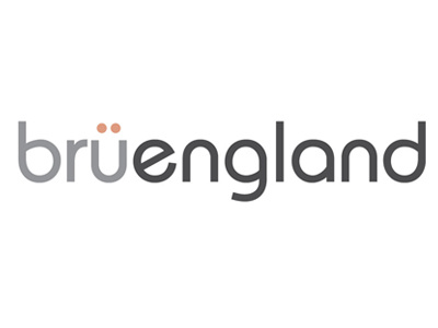 Bruengland beer concept logo new england