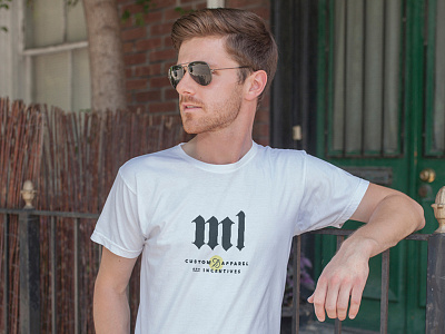 M1 Shirt concept logo mockup shirt