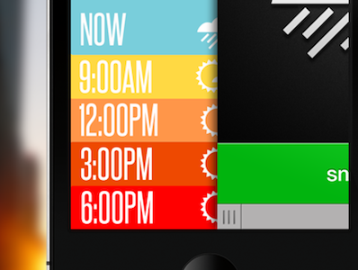 Slide to Turn Off Alarm Interaction alarm app interaction ios slide