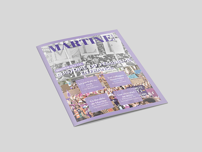 MARTINE #01 design indesign magazine print