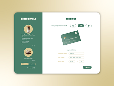 Daily UI #002 - Checkout page