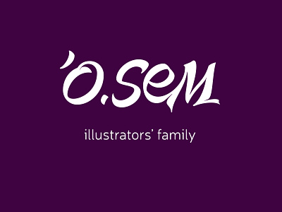 O'SEM design lettering logo logodesign