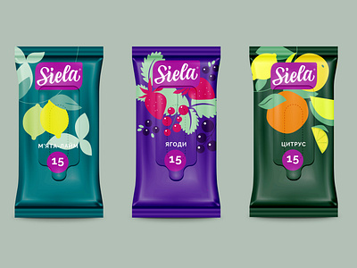 Wet wipes package design concept